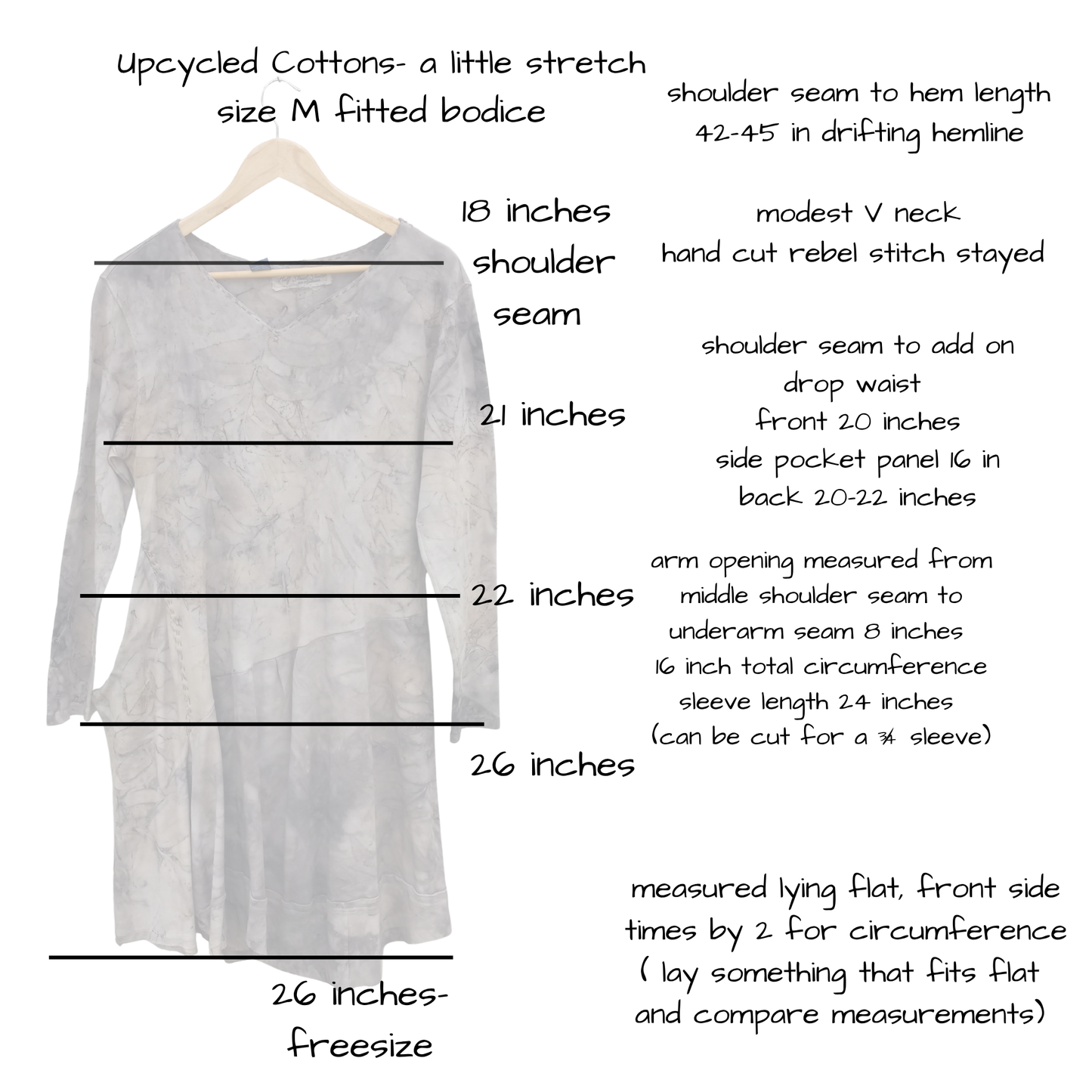 S-M Tunic pocket panel long sleeve